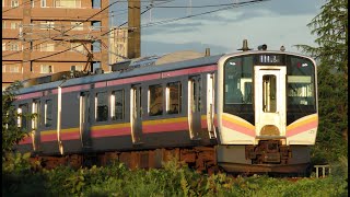 E129系B8編成【4K】信越本線上り448M