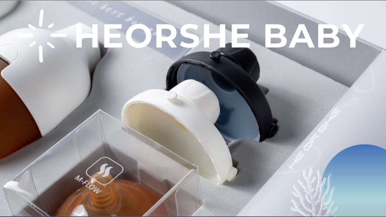 HEORSHE-Ultra Wide Neck Baby Bottle Premium Gift Set 7