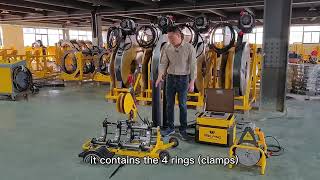 Brief introduction WP250Q automatic HDPE pipe butt fusion machine