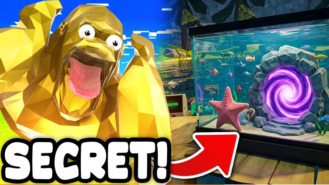 NEW SECRET FISH TANK MAP is INSANE in Animal Company! - YouTube