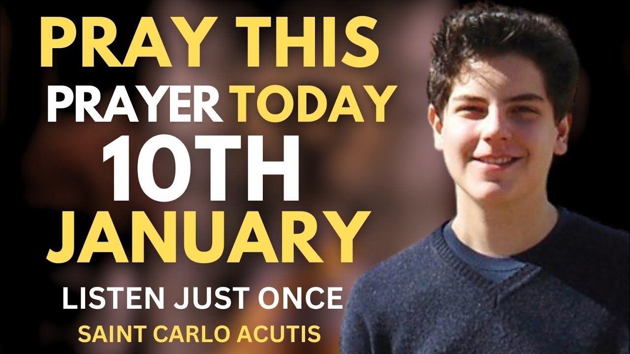 🙏 POWERFUL HEALING PRAYER WITH SAINT CARLO ACUTIS FOR THE SICK AND IMPOSSIBLE CASES 