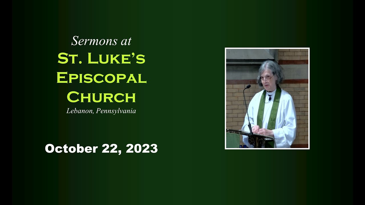 Sermon for The Twenty-First Sunday After Pentecost - YouTube