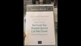 Stampin Blends Case Inserts @KarenMcClure77