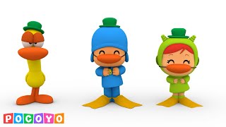mother duck song dance pocoyo friends animaj kids singalong