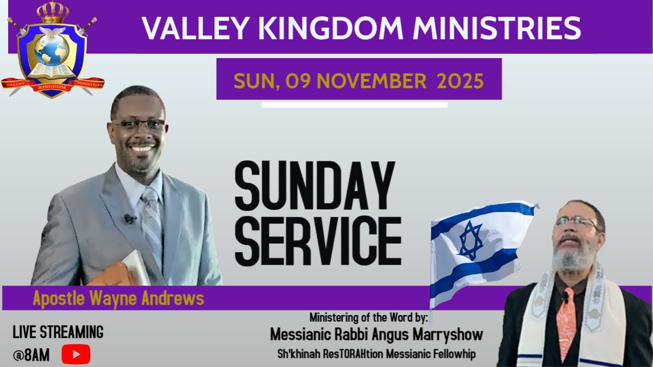 SUNDAY SERVICE | 09-NOV-2025 | MESSIANIC RABBI ANGUS MARRYSHOW