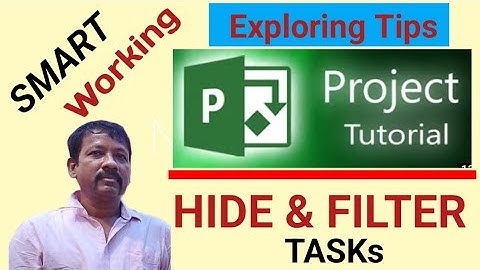 hide task, filter task