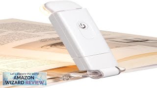 DEWENWILS USB Rechargeable Book Light Warm White Brightness Adjustable for Eye-Protection Review