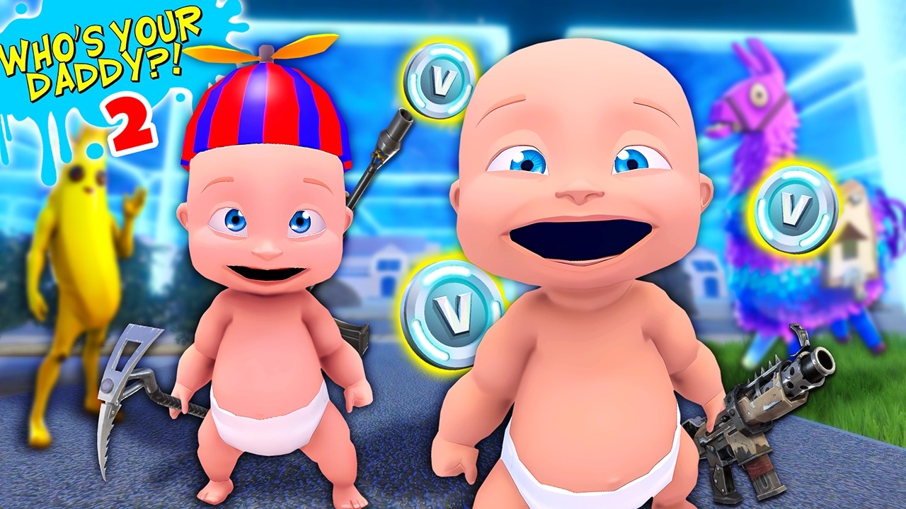 DZIECIAKI GRAJĄ W FORTNITE! | Who's Your Daddy 2