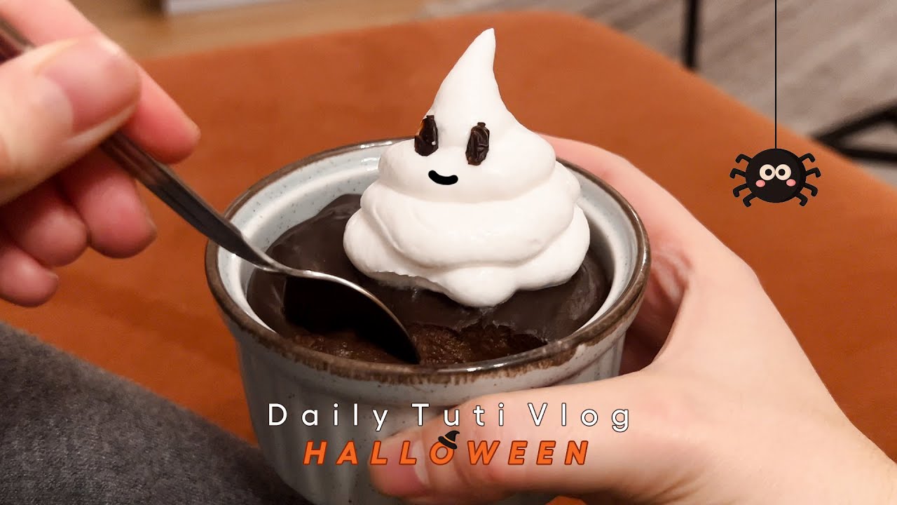 Простые рецепты на Хэллоуин в последний момент 🎃 | Тост-мумия и призрачный пудинг 👻| Влог