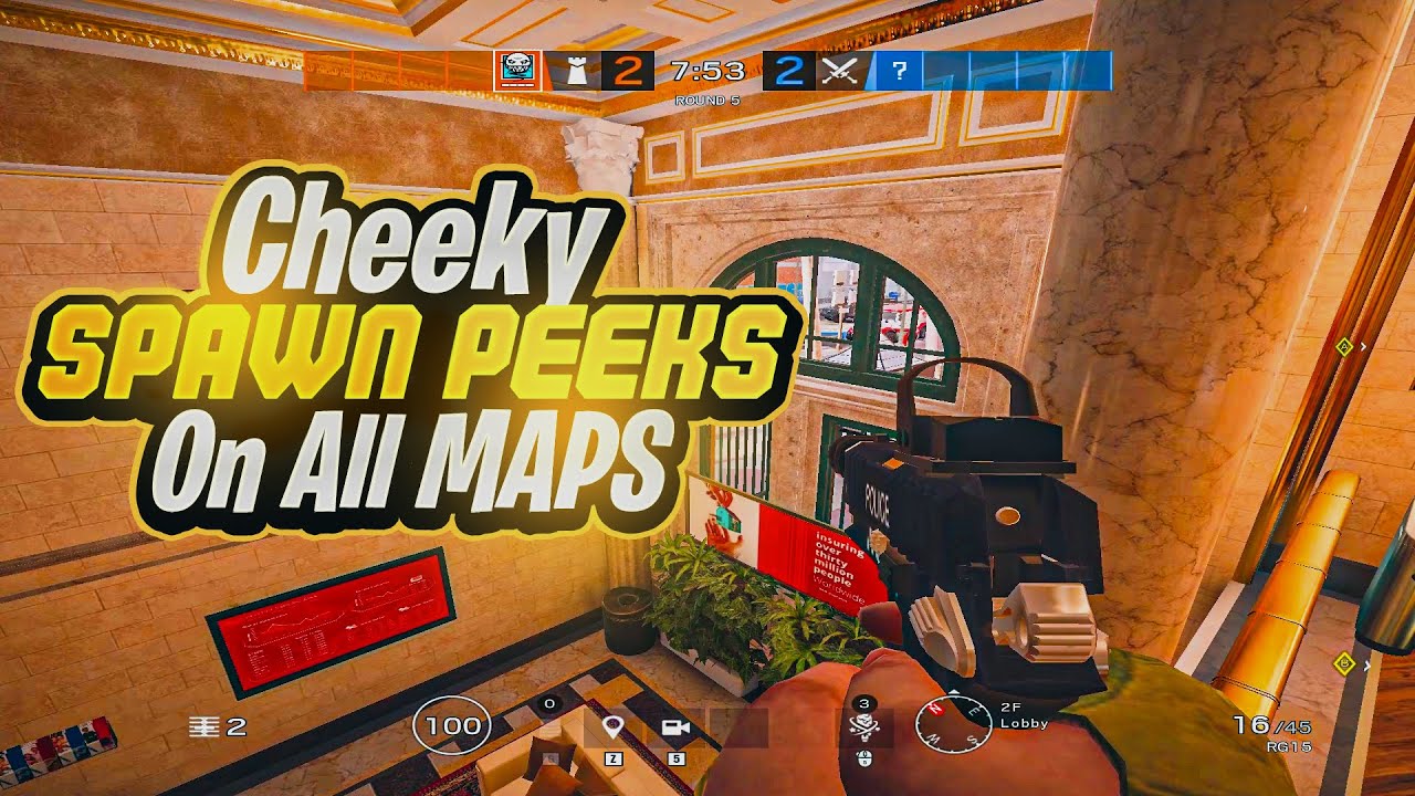 Best SPAWNPEEK spots on ALL Maps in Rainbow six siege[2021] - YouTube
