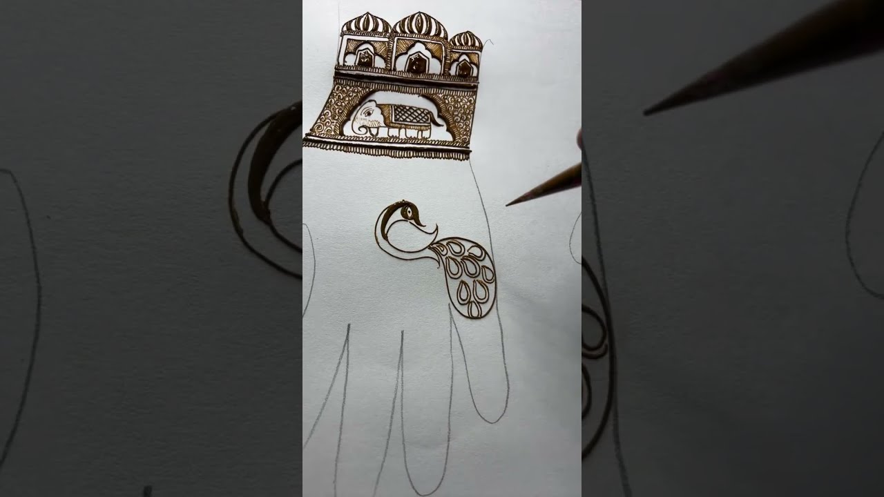 Aman mehandi design  is live || Simple Mehndi se Bridal || 