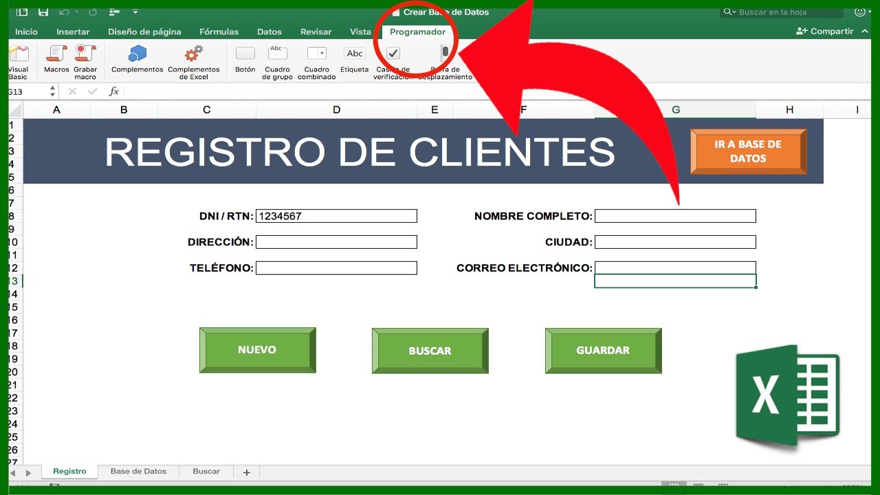 Excel Base ⛏ Como Hacer Una BASE DE DATOS en EXCEL 👌🏻 FÁCIL y RÁPIDO EXCEL - YouTube