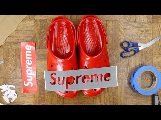 SUPREME X CROCS CUSTOM - We Made HISTORY!!! - YouTube