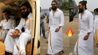 Rocking Star Yash New Stylish Look🤩🔥 | Yash MASS Entry at Airport | Wall Post