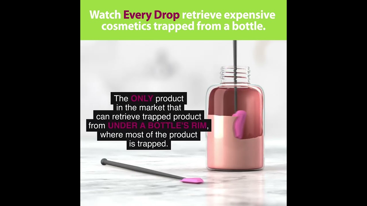 Every drop Beauty Spatula retrieves expensive cosmetics trapped in bottles