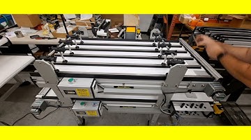 Multi Lane Over Under Conveyor w/ Robotic Interface