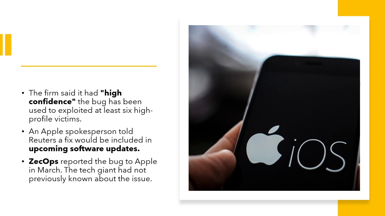 Apple iPhone at risk of hacking through email - YouTube