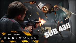BONEWORKS Glitchless Speedrun 42:35.16 (Cutscene 3 doesnt count because it was Main Menu)
