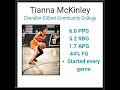 Tianna McKinley Highlights, CGCC Women