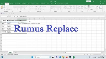 Rumus Replace di Excel