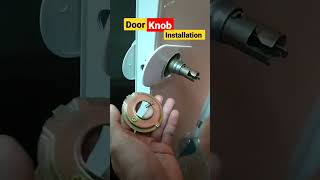 Door Knob Installation no skills Required #howto #goodjob #satisfying