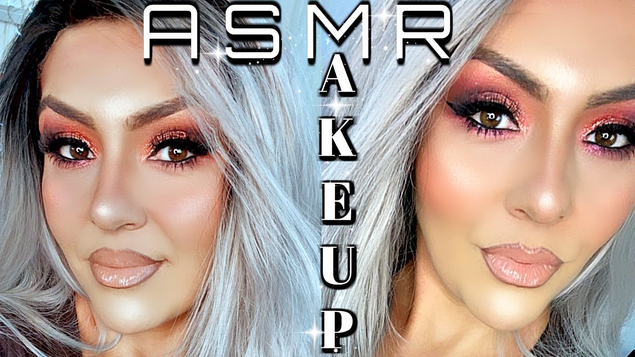 ASMR (GRWM Doing My Makeup) Whisper Chewing Gum