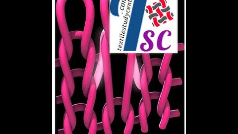 Tuck stitch formation process / textilestudycenter.com