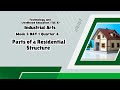 أجزاء من مبنى سكني