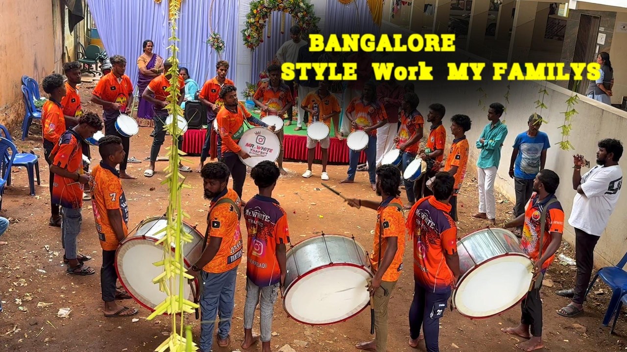 Nonstop Bangalore Style 📞8124144705📞9363610656📞MR.WHITE THAPSET VANIYAMBADI 🥰#drumset #band #band