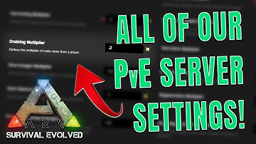 OUR FAVORITE ARK: SURVIVAL EVOLVED SERVER SETTINGS  |  Casual PvE Server Settings *NITRADO*