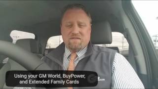 Using GM Card Points