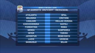 Calendario partite Serie A 2017/18 - HD