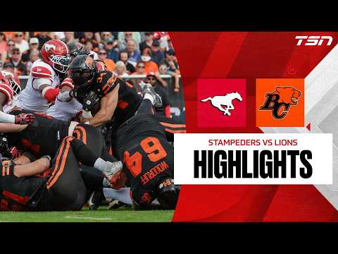 CFL WEEK FOUR: Calgary Stampeders vs. BC Lions | Full Highlights