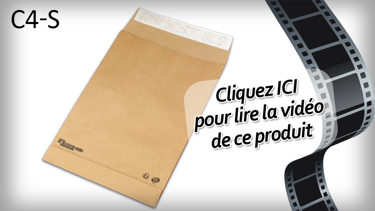 Enveloppe C4 Tyvek avec Soufflet pour l'envoi de livrets et catalogues