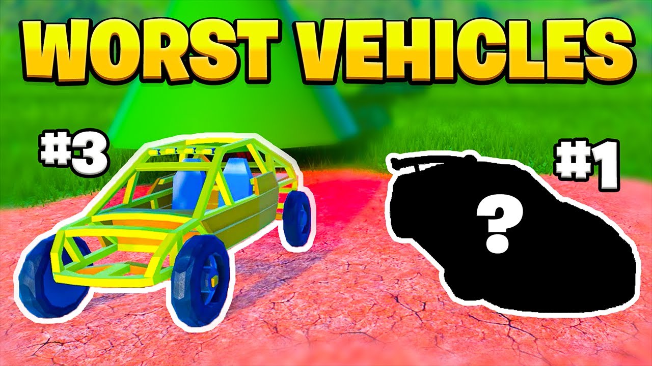 Top 5 WORST Vehicles! Roblox Jailbreak YouTube