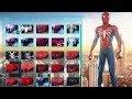 Marvels spiderman 2  all suits concept