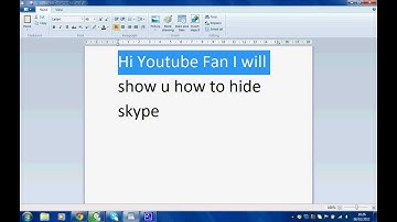 How to Hide Skype from Taskbar in Windows 7 (HD)