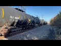 CN L520 with GTW 4926, IC 3110, and two BNSF gevos