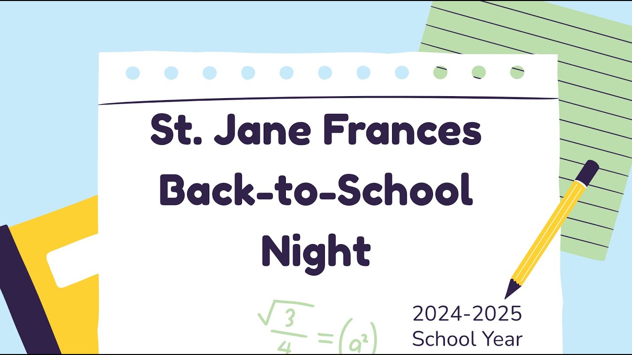 Back to School Night 2024 - YouTube