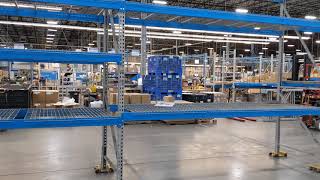 Pallet Rack Move with Dollies Part 1