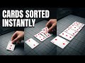 Insertion Sort Visualized with Cards!