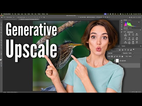 New Photoshop Feature – Generative Upscale