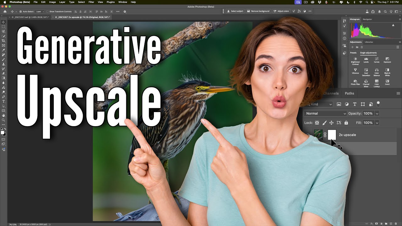 New Photoshop Feature – Generative Upscale