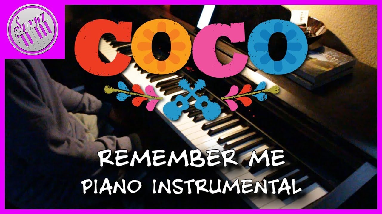 Remember Me Coco【Piano Karaoke Instrumental】 YouTube