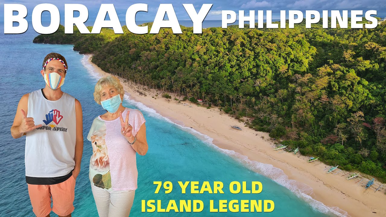 79 YEAR OLD AMERICAN IN BORACAY - Famous Beach Coffee Shop  Philippines Best Islands