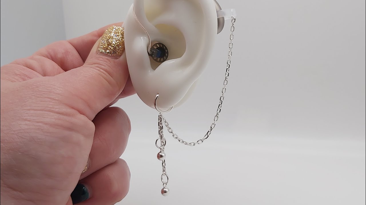 Create sterling silver hearing aid earrings with me! YouTube