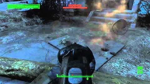 Fallout 4-A wild trash can appeared