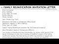 LETTER TEMPLATE How To Write A Family Reunification Invitation Letter Step Guide | Writing Practices