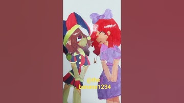 tự tin mình vừa đu trễ nhất😔/eye contact. #art  #xuhuongyoutube #xuhướng #pomni #ragatha .