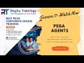 Pega Agents | BackgroundProcess | Pega Trainings | PEGA CSA | PEGA CSSA | Pega TutorialsforBeginners